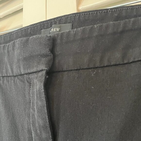 J. Crew Hayden kickout crop pants black 8P women - Picture 6 of 12